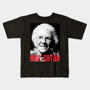 Hail Satan Granny Kids T-Shirt